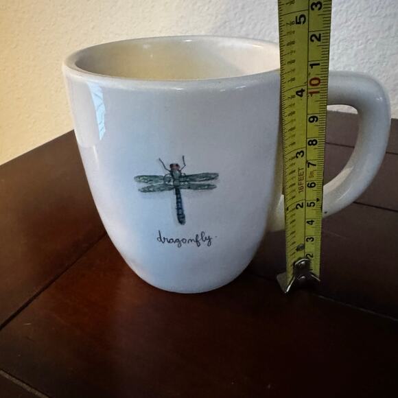 Rae Dunn Dragonfly by Magenta Artisan Collections Coffee Cup Mug Double Sided - Picture 6 of 8